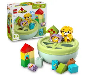 LEGO® DUPLO® 10441 Třídění tvarů: Domeček pro štěňátka / Počet dílků: 17 / od 18 měsíců