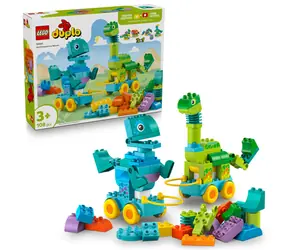 LEGO® DUPLO® 10451 Dinosauři na kolečkách 3 v 1 / Počet dílků: 108 / od 3 let