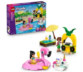 LEGO® Friends 42658 Zábava u bazénu s jednorožcem a plameňákem / Počet dílků: 99 / od 5 let