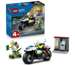 LEGO® City 60455 Honička na policejní motorce / Počet dílků: 65 / od 4 let