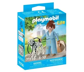 Playmobil® My Life 71736 Manažerka s dalmatinem / Počet dílků: 8 / od 4 let 