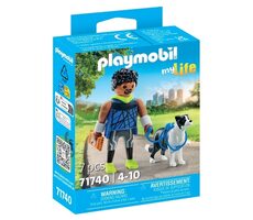 Playmobil® My Life 71740 Běžec s border kolií / Počet dílků: 7 / od 4 let