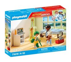 Playmobil® Action Heroes 71619 Pediatr s plyšovým medvídkem / Počet dílků: 28 / od 4 let