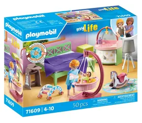 Playmobil® My Life 71609 Ložnice s dětským koutkem / Počet dílků: 50 / od 4 let 