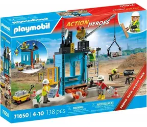 Playmobil® City Action 71650 Staveniště / Počet dílků: 138 / od 4 let