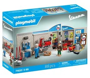 Playmobil® Licensed Vehicles 71620 Garáž Vespy z 60. let / Počet dílků: 88 / od 5 let
