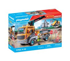 Playmobil® City Action 71750 Nákladní auto s jeřábem / Počet dílků: 55 / od 4 let