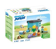 Playmobil® Junior 71690 Ustájení zvířat s dávkovačem krmiva