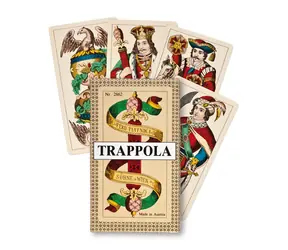 Piatnik Trappola s knihou / Tarockové karty s pravidly / Počet hráčů:2-4 / Délka hry: 30minut / od 8 let 