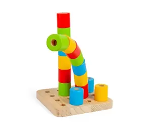Bigjigs Toys Balanční válečky na podstavci / od 12 měsíců