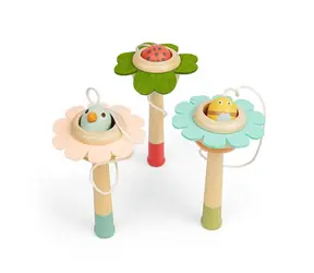 Bigjigs Toys Ball Catcher / Květina s míčkem Ptáček / od 3 let
