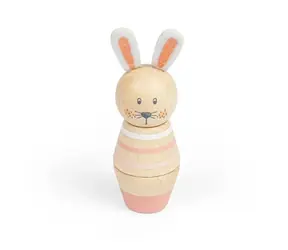 Bigjigs Toys Dřevěné šroubovací zvířátko Králík / od 18 měsíců
