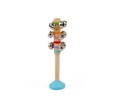 Bigjigs Toys Rolničky 1 ks modrá / od 0 let