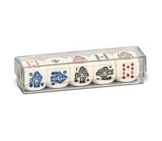 Piatnik 5 kostek pokerové symboly