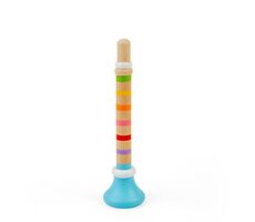 Bigjigs Toys Trumpetka 1 ks modrá / od 18 měsíců