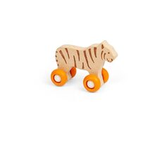 Bigjigs Toys Zvířátko na kolečkách Safari Tygr / od 12 měsíců