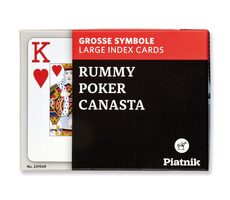 Piatnik Kanasta Velký index / Počet hráčů: 2- 4 / Délka hry: 40-60 minut / od 8 let