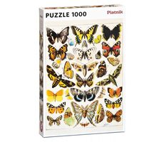 Piatnik Millot Motýly a můry / Počet dílků: 1000 / od 12 let