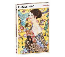 Piatnik Klimt Dáma s vějířem / Počet dílků: 1000 / od 12 let