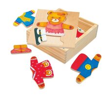 Bino oblékací puzzle - medvědice / od 3 let