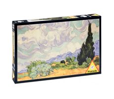 Piatnik Van Gogh Pšeničné pole s cypřiši / Počet dílků: 1000 / od 12 let