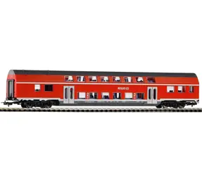 Piko 57620 Osobní dvoupodlažní vagón DBuz747 2. tř. DB AG / Měřítko: H0 (1:87) / Délka:308mm / Rádius:358mm / od 14 let 