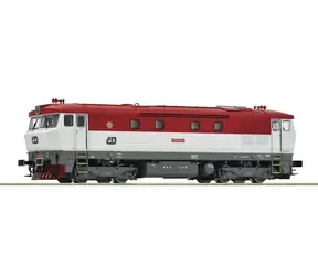 Roco 7300054 Dieselová lokomotiva 749 218-4 ČD Bardotka / měřítko H0 (1:87) / délka 190mm / rádius 358mm / od 14 let