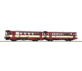 Roco 7700022 Dieselový motorový vůz 810 328-5 s přípojným vozem Btax ČD / měřítko H0 (1:87) / délka 322mm / rádius 358mm