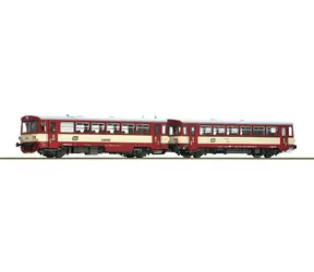 Roco 7710022 Dieselový motorový vůz 810 328-5 s přípojným vozem Btax ČD / měřítko H0 (1:87) / délka 322mm / rádius 358mm