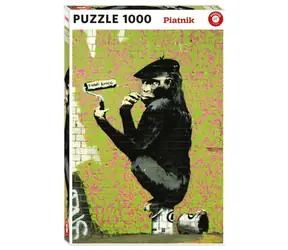 Piatnik Banksy Roller Chimp / Počet dílků: 1000 / od 14 let