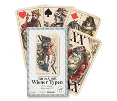 Piatnik Tarock mit Wiener Typen / Počet hráčů: 3 / Délka hry: 30-45 minut / od 10 let