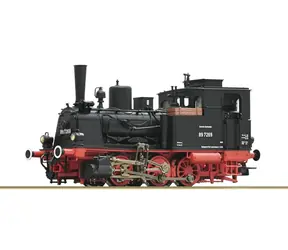 Roco 7100014 Parní lokomotiva BR 89.70–75 DB III / Měřítko:H0 (1:87) / Délka: 101 mm / Rádius: 358 mm