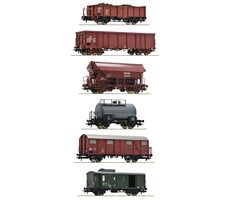 Roco 76030 Sada 6 ks nákladních vagónů DR IV / Měřítko:H0 (1:87) / 15 let 