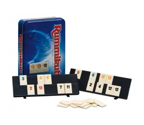 Piatnik Rummikub Mini - plechovka / Délka hry: 20 minut / Počet hráčů: 2-4 / od 7 let 