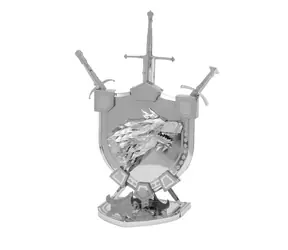 Metal Earth 3D GT Erb Starků / Počet dílků: 25 / od 14 let