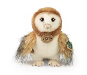 Rappa Plyšová sova pálená 20 cm / ECO-FRIENDLY / od 0 let
