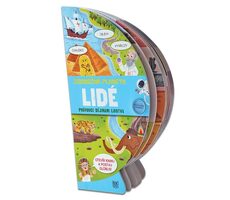 Pexi Knížka rozkládací glóbus - Lidé / od 6 let