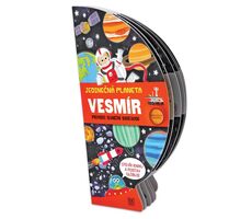 Pexi Knížka rozkládací glóbus - Vesmír / od 6 let