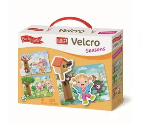 Pexi Velcro skládačky - Roční období / od 12 měsíců