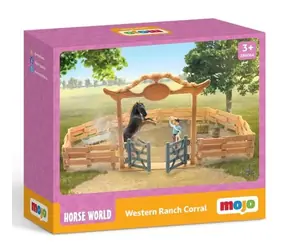 Mojo Westernový ranč Corral s koněm a kovbojem / od 3 let
