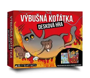 Asmodee Výbušná koťátka: Desková hra / Délka hry 20 minut / Počet hráčů 2 - 6 / od 7 let