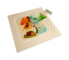 Hess Dřevěné puzzle roční období / od 3 let