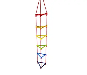 Hess Trojúhelníkový lanový žebřík / od 3 let / nosnost: 50 kg / délka: 280 cm