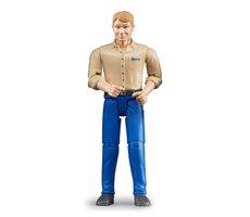 Bruder BWORLD Figurka muž modré kalhoty / od 4 let