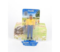 Bruder BWORLD Figurka dělníka CAT / 1:16 / od 4 let