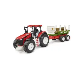 Bruder Traktor ROADMAX s přívěsem na dřevo a kládami / 1:16 / od 2 let