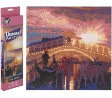 GRAFIX Diamantové malování Most Ponte di Rialto / 30x30 cm