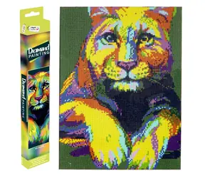 GRAFIX Diamantové malování Panter 40x50 cm