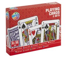 GRAFIX Hrací karty 2x55 ks / od 3 let