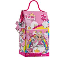 GRAFIX Puzzle Princezna a jednorožec / 30 dílků / od 3 let